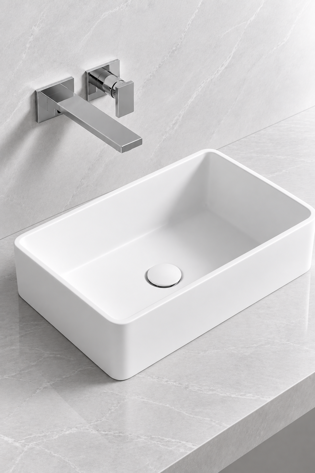 LYRA BATHTUB SQUARE BASIN